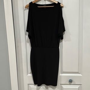 Moda International Victoria’s Secret cold shoulder/bat sleeve dress